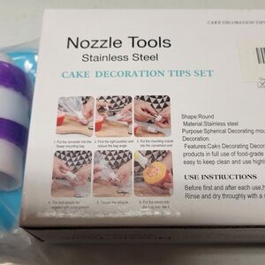 Stainless Steel Cake Decoration Tips Set